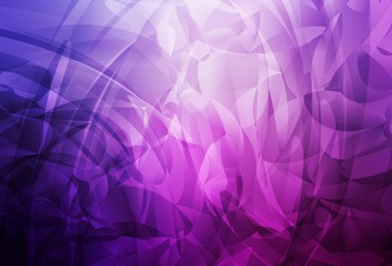 Obraz premium Light Purple, Pink vector background with abstract shapes.