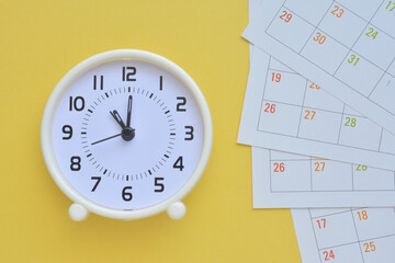 Calendar and a Clock