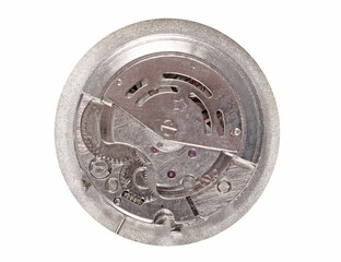 The inside of a kinetic watch