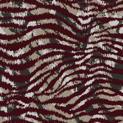 Abstract Animal Skin Print with brush stroke art 