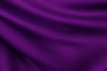 Purple fabric cloth texture for background and design art work, beautiful crumpled pattern of silk...