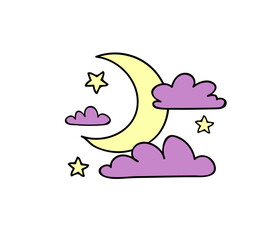 Icon design in cartoon style. Vector illustration.