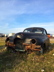 old abandoned car