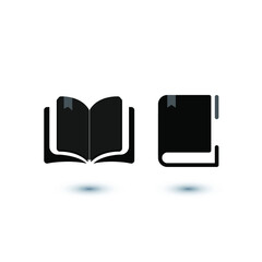 Vector book icons for mobile and UI. Eps10 vector illustration.