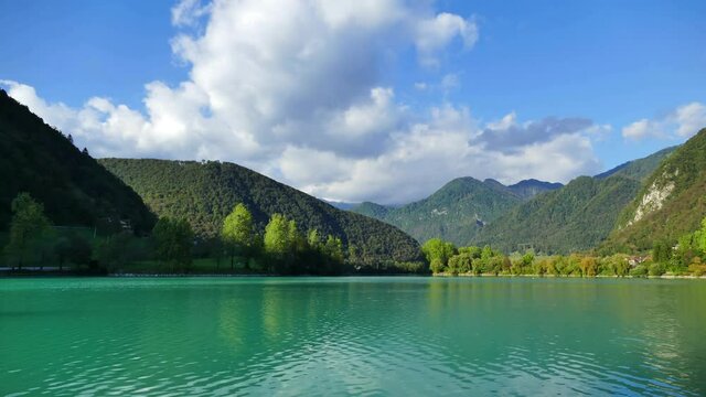 Time lapse of Most na Soči, UHD
