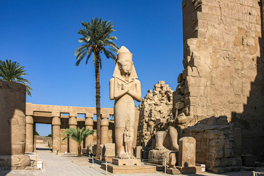 Tempelanlage von Karnak in Luxor, &Auml;gypten