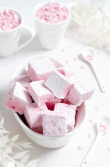 raspberry marshmallows