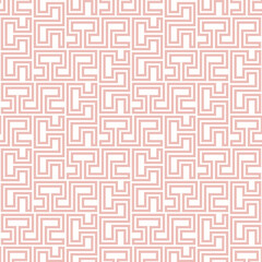 Seamless background for your designs. Modern vector ornament. Geometric abstract pink pattern