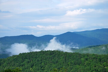 Landschaft am Blue Ridge Parkway, North Carolina © Ulf
