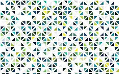 Light Blue, Yellow vector seamless pattern in polygonal style.