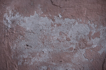 brown stucco wall, blank grunge vintage surface design