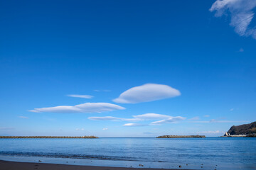 Obraz premium 静岡県伊東市の砂浜