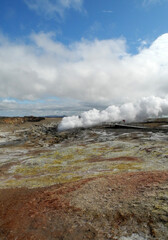 Hochtemperaturgebiet auf der Reykjanes-Halbinsel, Island