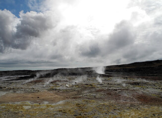 Hochtemperaturgebiet auf der Reykjanes-Halbinsel, Island