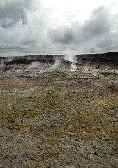 Hochtemperaturgebiet auf der Reykjanes-Halbinsel, Island