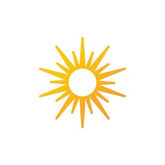 sun illustration logo