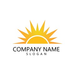 sun illustration logo