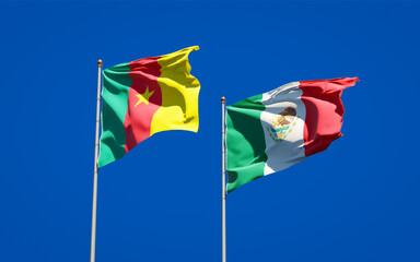Flags of Mexico and Cameroon.