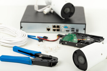 Security camera setup