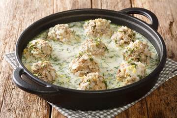 Yuvarlakia or Greek Meatball Soup is a flavorful dish of wonderfully seasoned meatballs with sauce...