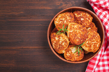 Juicy meat cutlets