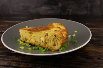 Fish pie with egg