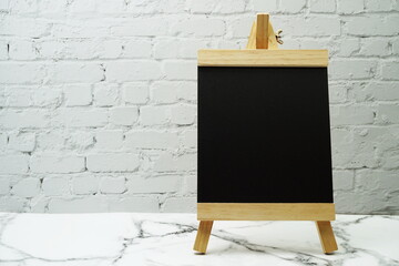 Empty Easel with Space copy background