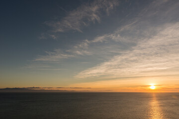 日本海の夕景
