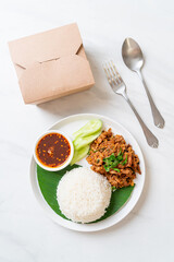 spicy grilled pork with rice