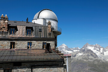 Gornergrat hotel and astronomical observatory