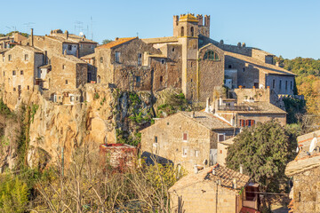 Calcata, Italy - considered among the most beautiful villages in the entire country, Calcata is an...