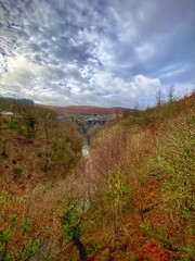 Railway bridge in Cymmer in the Llynfi valley south wales