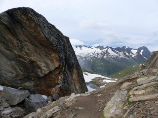 Berlin high path, Zillertal Alps in Tyrol, Austria