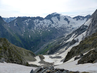 Berlin high path, Zillertal Alps in Tyrol, Austria