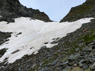 Berlin high path, Zillertal Alps in Tyrol, Austria
