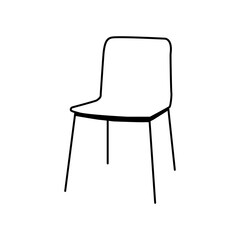 Chair vector icon illustration- chair icon