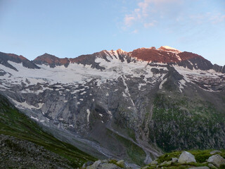 Berlin high path, Zillertal Alps in Tyrol, Austria