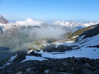 Berlin high path, Zillertal Alps in Tyrol, Austria