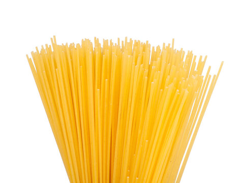 Pasta spaghetti dry isolated on the white