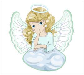 angel on cloud