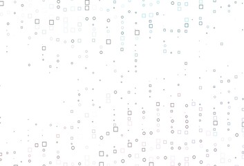 Light Blue, Red vector backdrop with lines, rectangles.