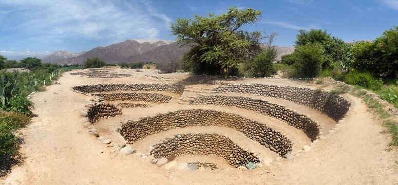 Cantalloc Aqueduct in Nazca or Nasca in Peru