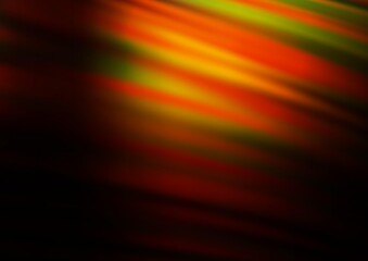 Dark Yellow, Orange vector blur pattern.