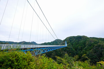 Fototapeta na wymiar 茨城県久慈郡の袋田の滝