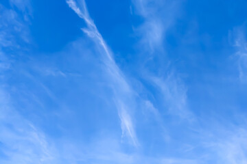 Beautiful blue sky, background, texture. Blank for designers.