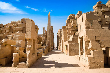 Ancient ruins of Karnak temple, Luxor, Egypt