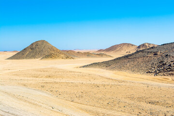 Fototapeta na wymiar Landscape of the Arabian desert