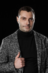 Portrait of a handsome young man