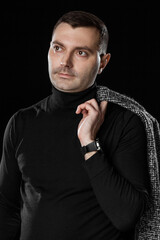 Portrait of a handsome young man