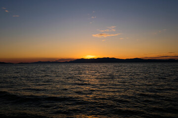 Obraz premium 滋賀県長浜市の豊公園の琵琶湖